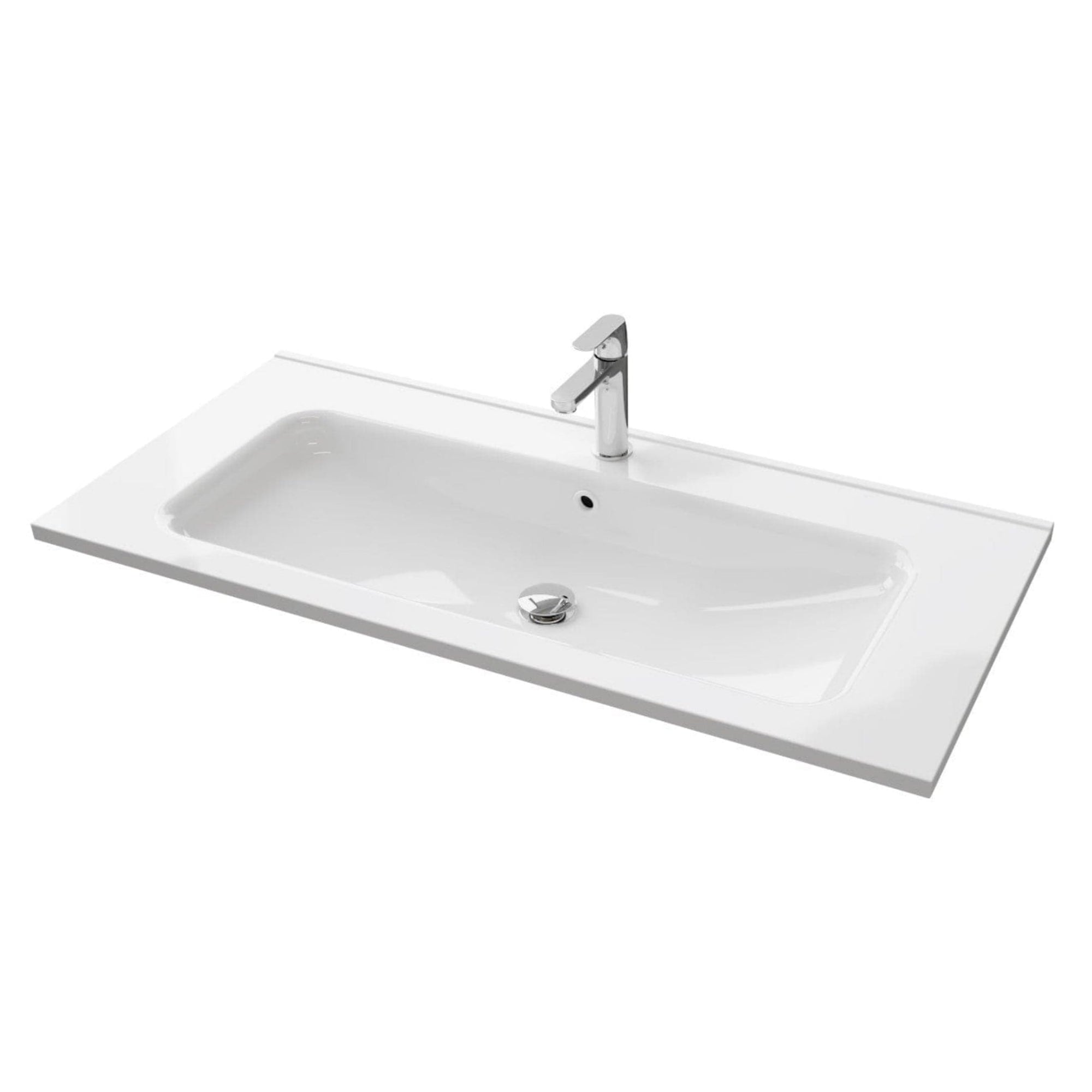 VikingBad IDA D46 Thin Møbelservant B60-180cm - H2cm Hvit / 100cm VikingBad Møbelservant VB-007860