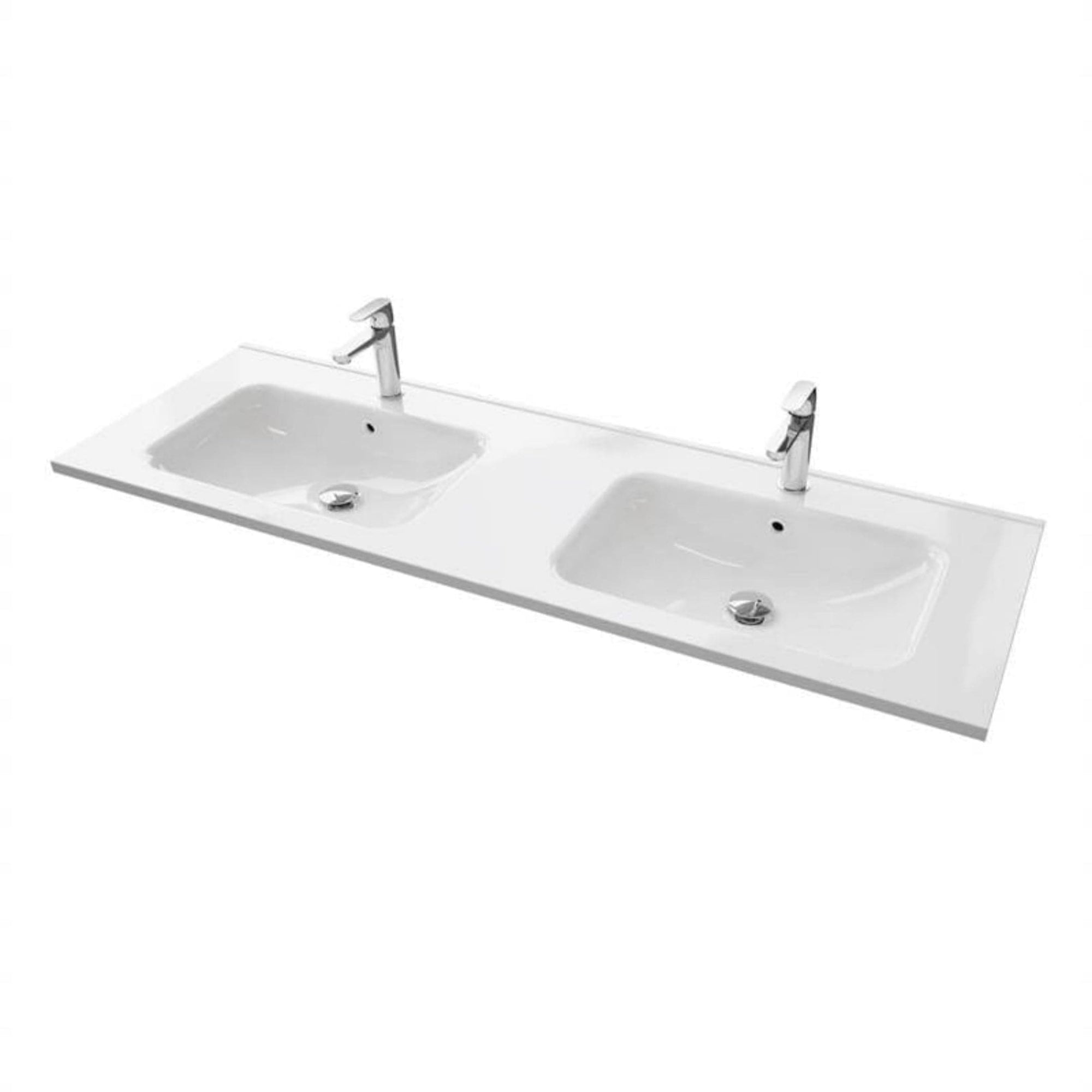 VikingBad IDA D46 Thin Møbelservant B60-180cm - H2cm Hvit / 160cm dobbel VikingBad Møbelservant VB-007788