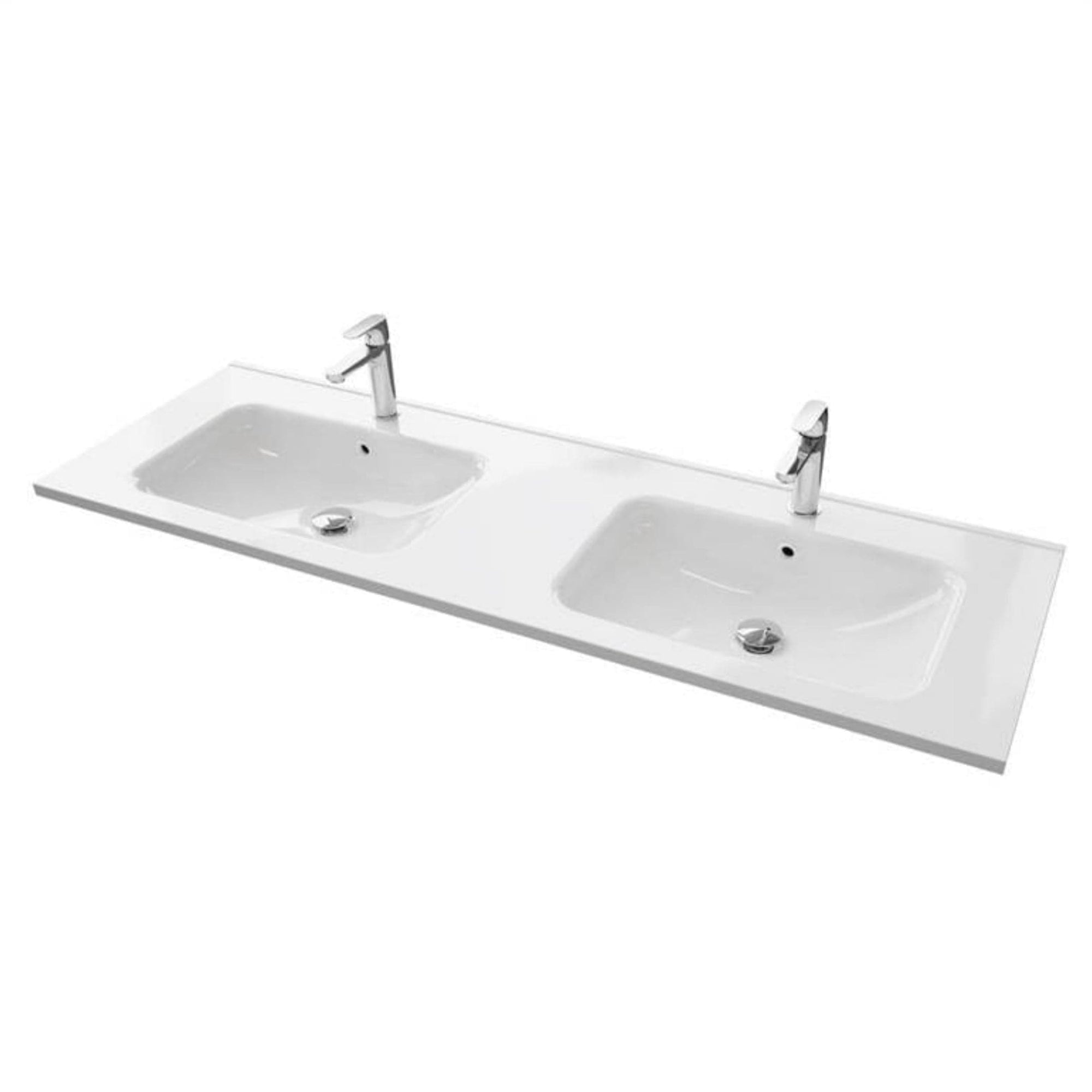 VikingBad IDA D46 Thin Møbelservant B60-180cm - H2cm Hvit / 180cm dobbel VikingBad Møbelservant VB-007871