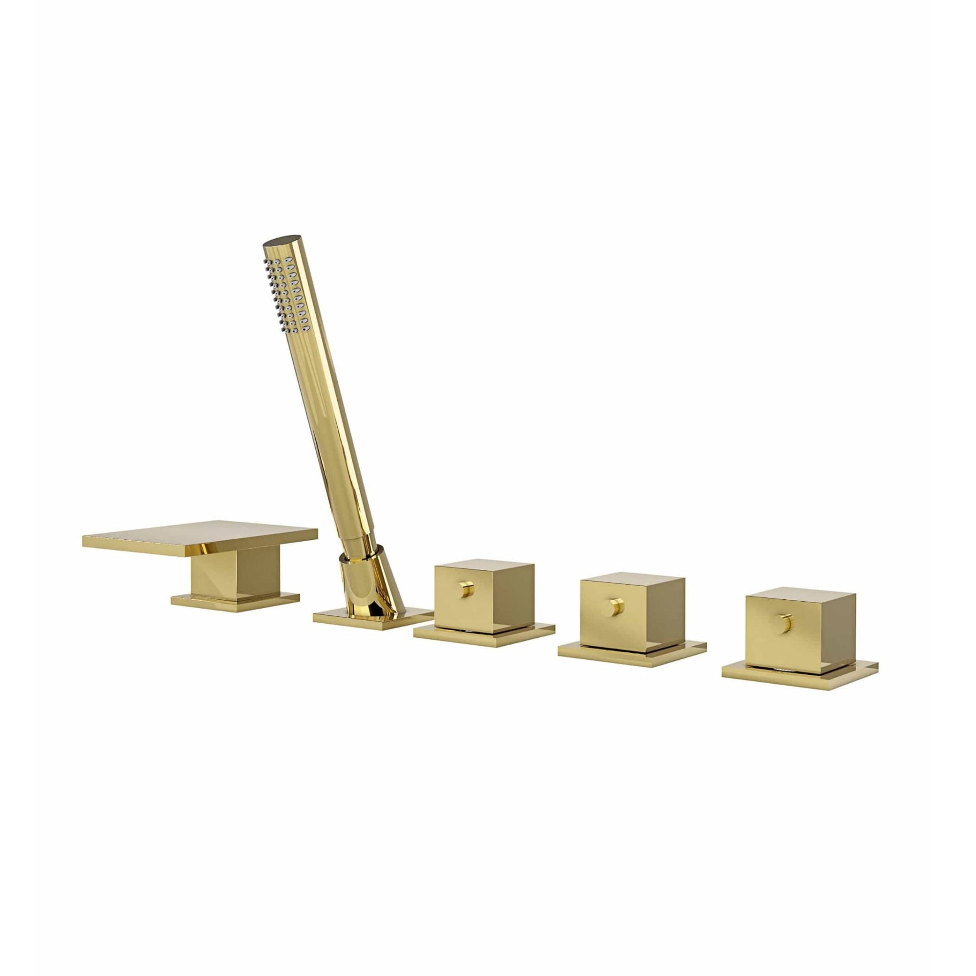 VikingBad Kube II Karkantbatteri 5-hulls - vannfall Gull VikingBad Karkantbatteri VB-113447