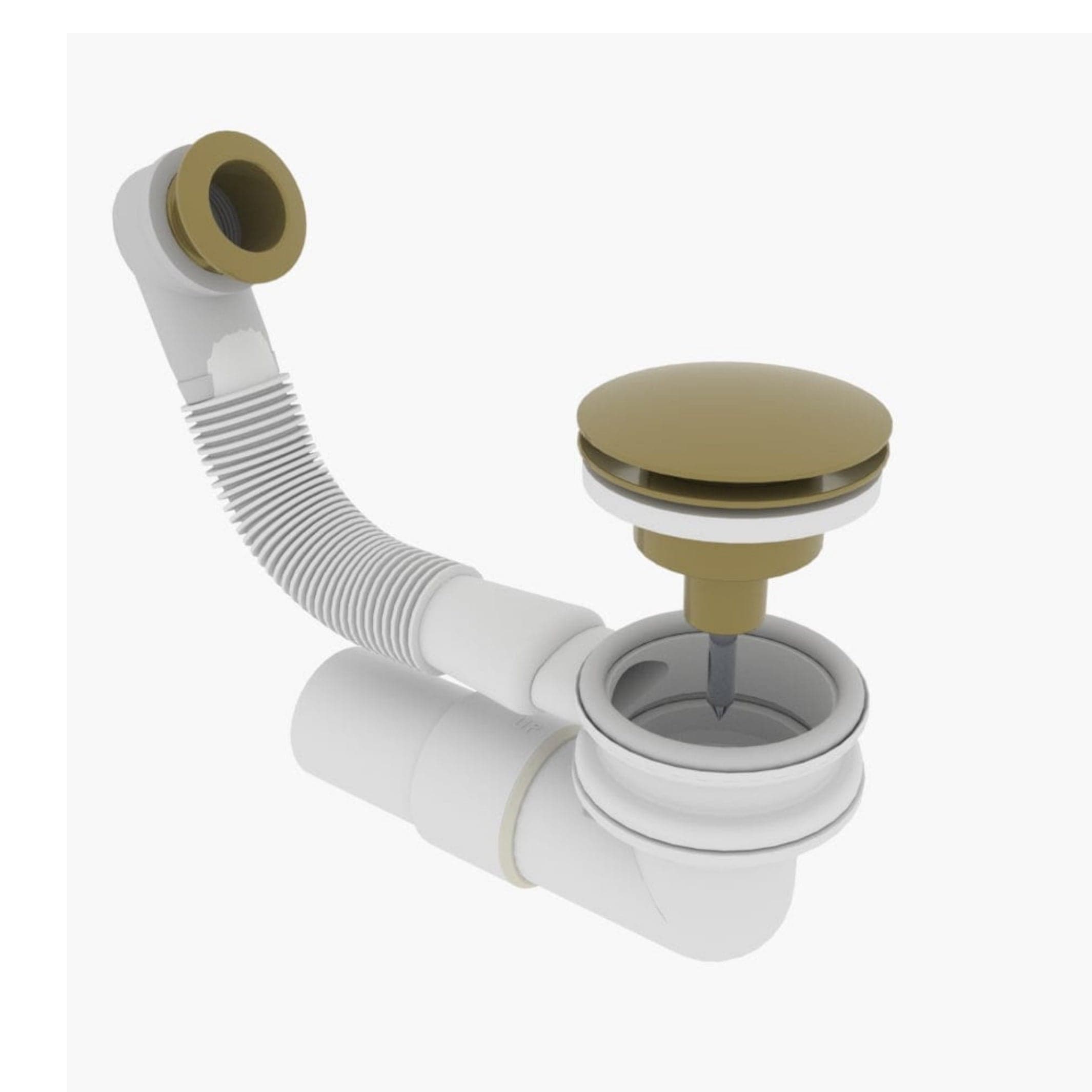 VikingBad LEA Vannlås PUM 40mm og Pop-up - smykkefelle Gull VikingBad Vannlås VB-113898