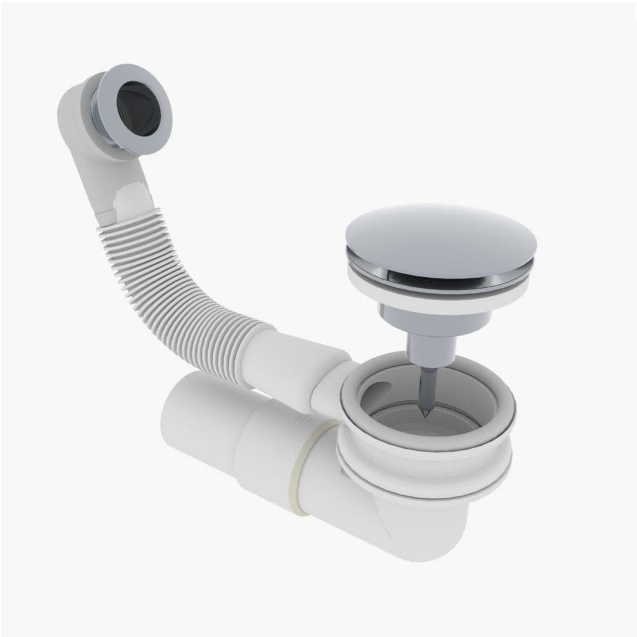 VikingBad LEA Vannlås PUM 40mm og Pop-up - smykkefelle Krom VikingBad Vannlås VB-113896