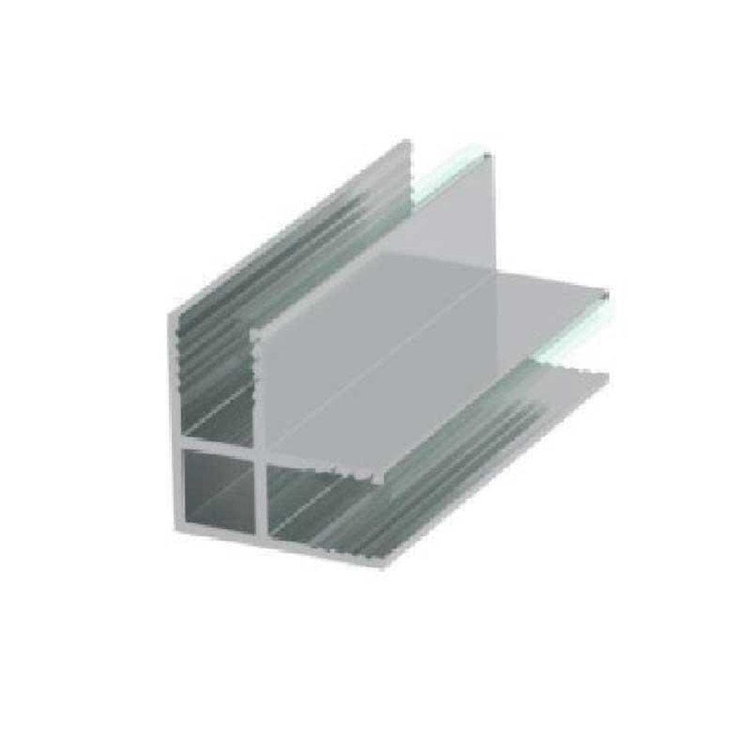 VikingBad LIAM Hjørneprofil 90° for 6mm glass H192,7cm Sølv VikingBad Dusjtilbehør VB-003930-01