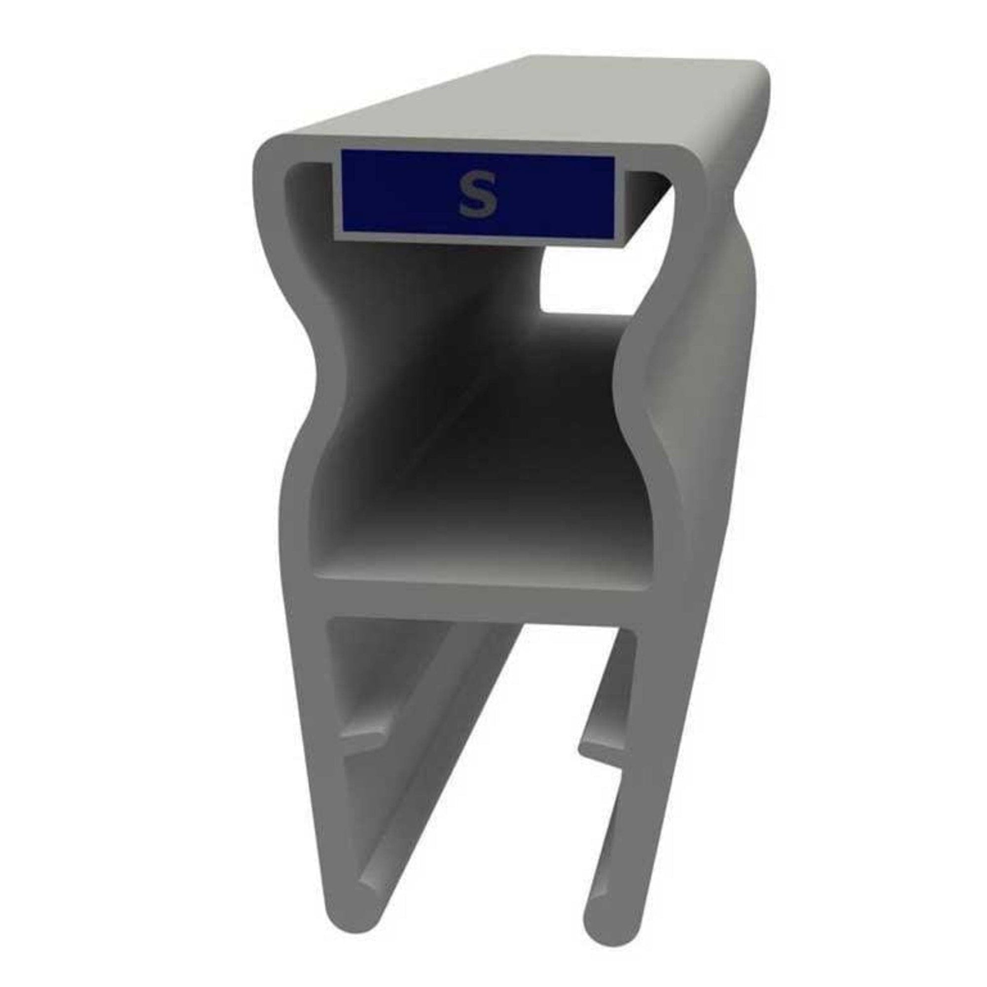 VikingBad Magnetprofil Liam Fast Glassfelt PVC H191,7cm 180° nisjemontering Klar VikingBad Magnetprofil VB-004252-01