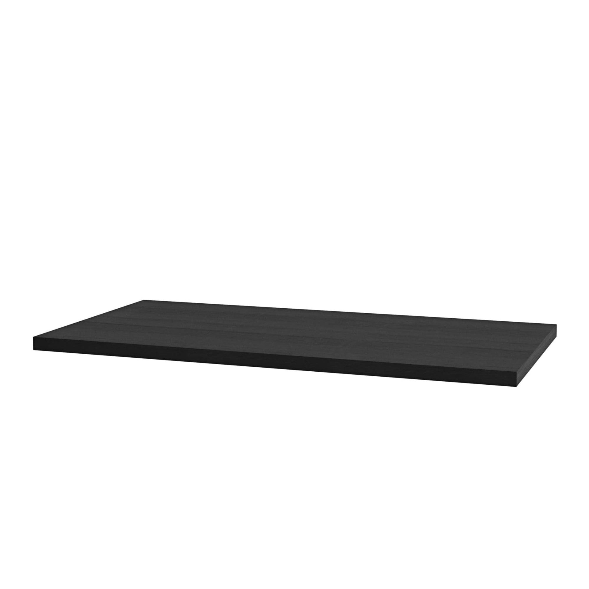VikingBad MDF Slim Benkeplate PVC for bolleservant Svart eik / 60cm VikingBad Benkeplate bad VB-009878-02
