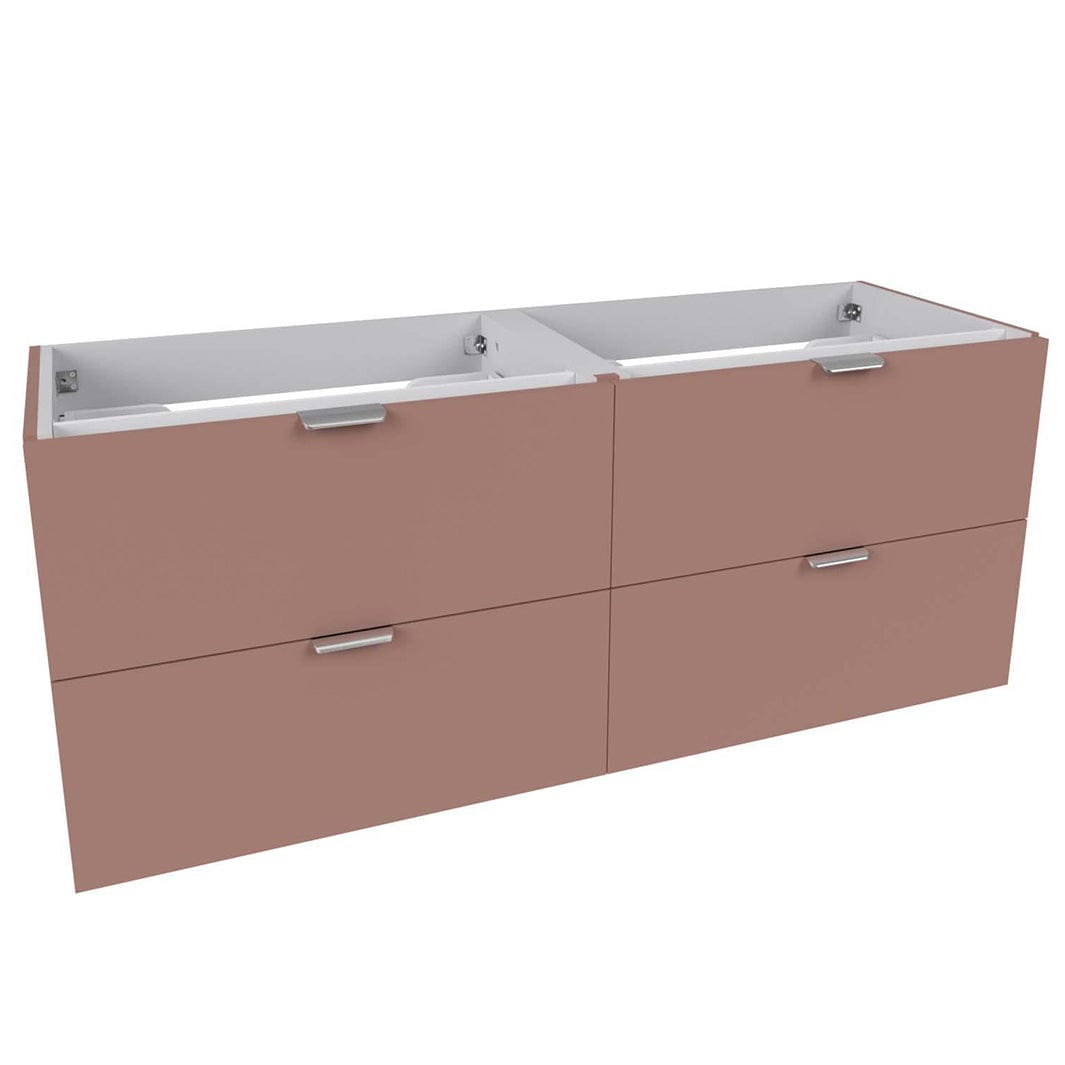 VikingBad MIE TREND Servantskap B60-180cm Terracotta / 140cm dobbel VikingBad Servantskap VB-115429