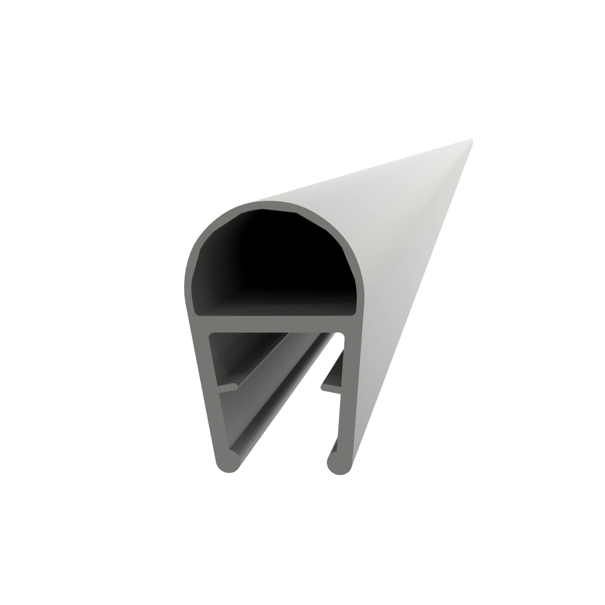 VikingBad Nisjedør Pakningslist 6mm Liam PVC 190,2cm Svart VikingBad Dusjtilbehør VB-001454