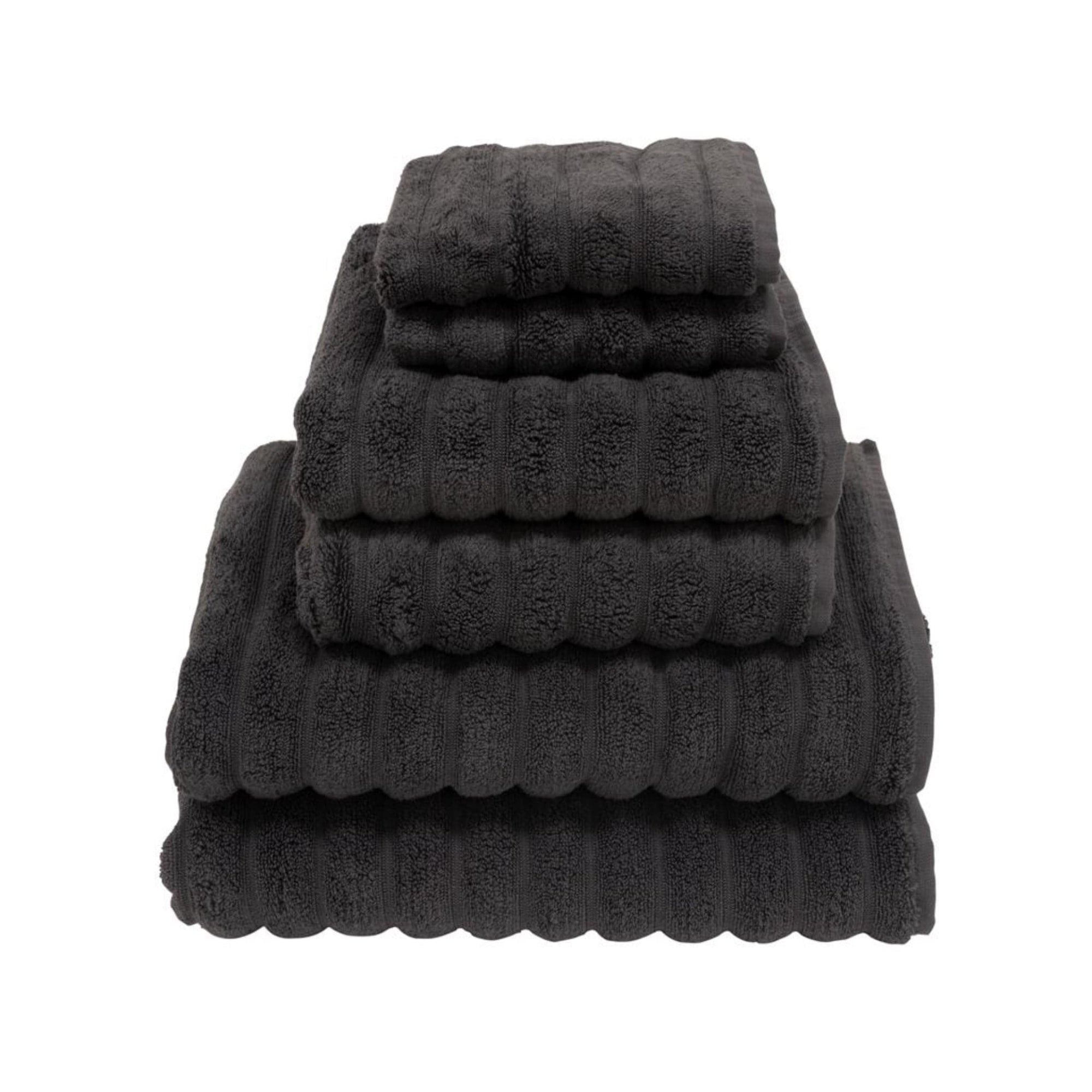 VikingBad Ultramyk Håndkleklut 30x30cm - 4stk pr pakke Mørk grå VikingBad Håndklær VB-113121