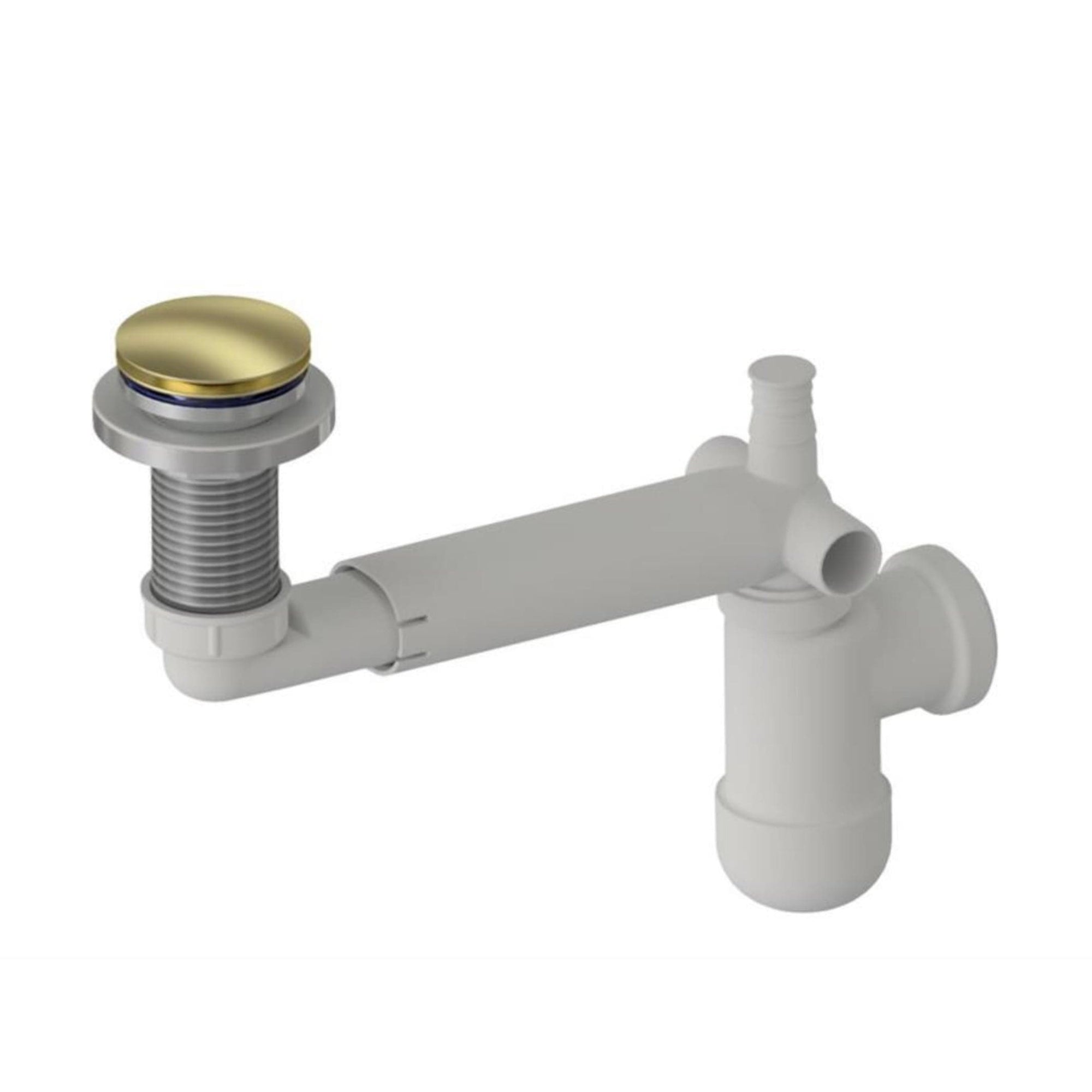 VikingBad Vannlås & Pop-up Ø40/32mm for Benkeplater - PRELOC 420 Gull VikingBad Vannlås VB-113577