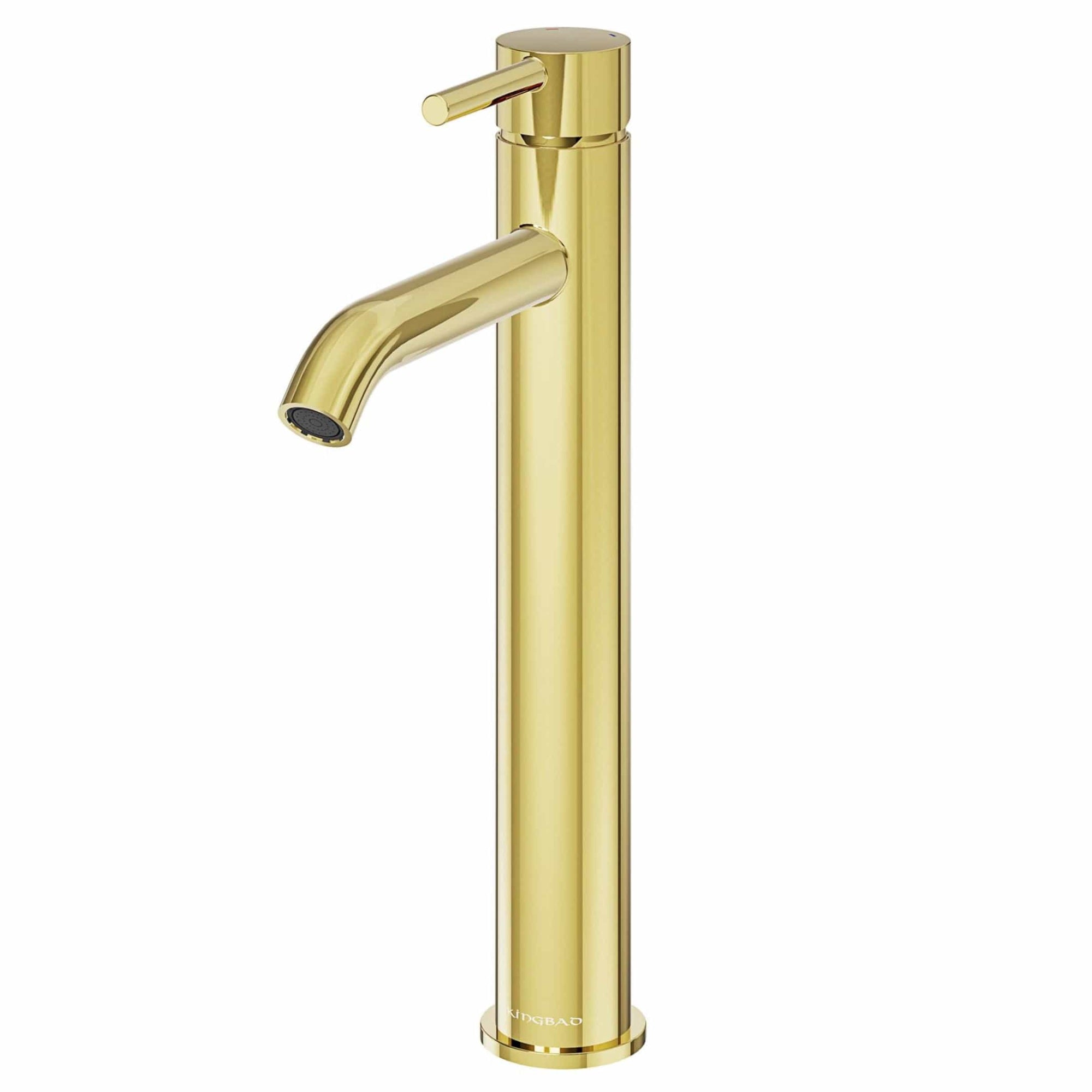 VikingBad Veni Høy Servantbatteri H327mm Gull VikingBad Servantbatteri VB-005733-03