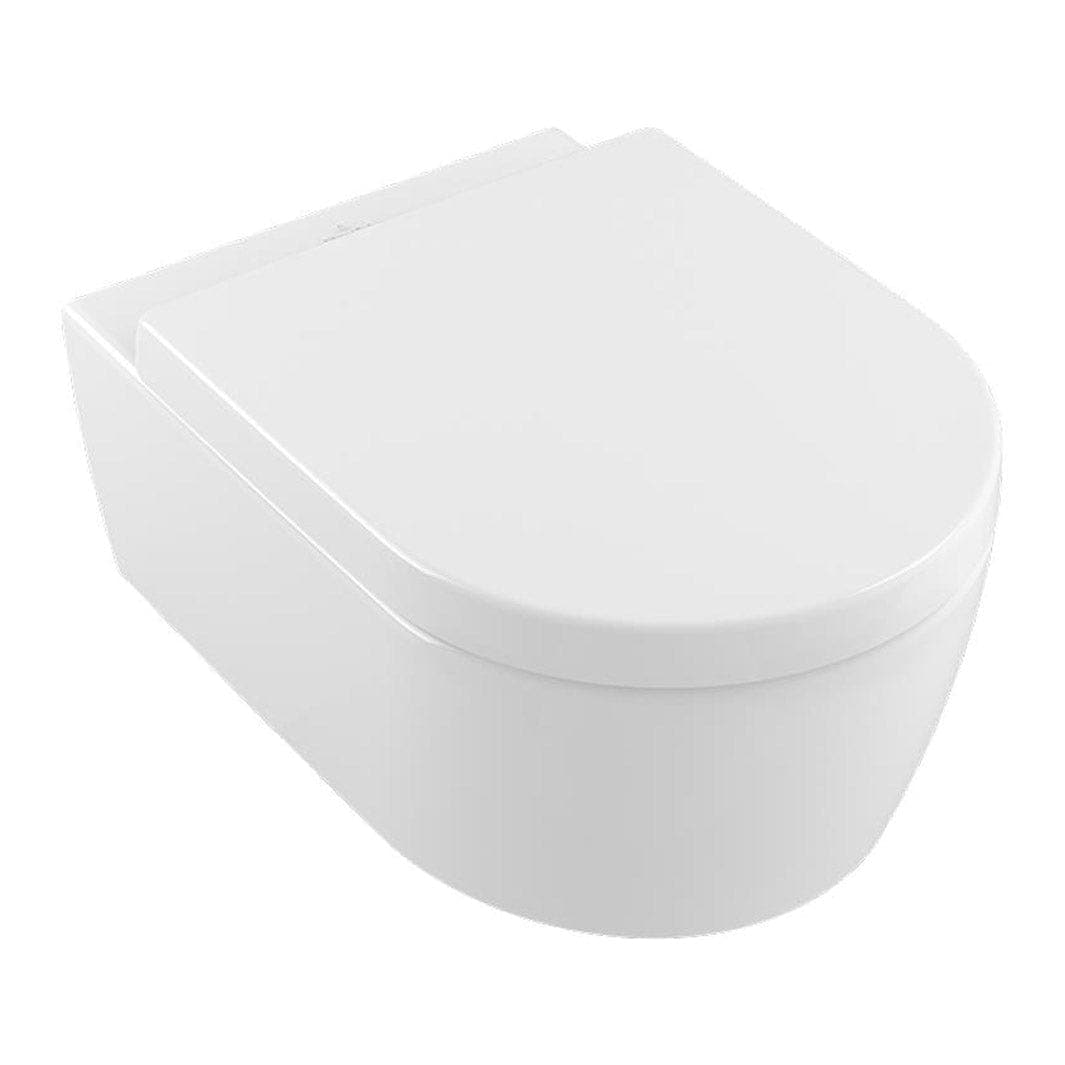 Villeroy & Boch Avento DirectFlush - vegghengt toalett + sete Hvit Villeroy & Boch Vegghengt toalett VIL-5656HR01