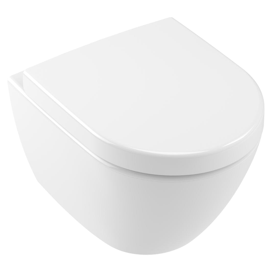 Villeroy Boch Subway 2.0 Compact Veggskål DF - uten sete Villeroy & Boch Vegghengt toalett VIL-6023656