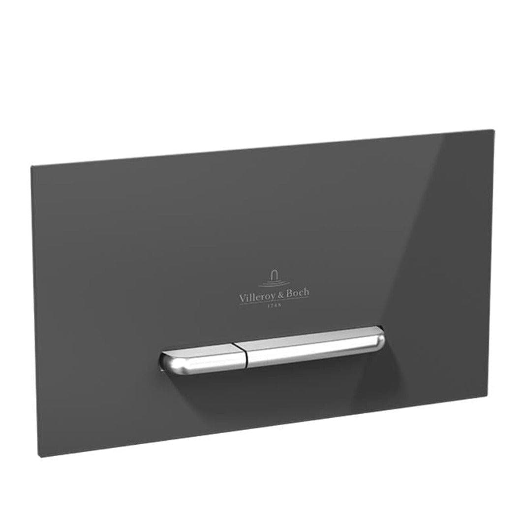 Villeroy & Boch ViConnect E300 Trykkplate Antrasaitt / Matt krom Villeroy & Boch Betjeningsplate og trykknapper VIL-6026016