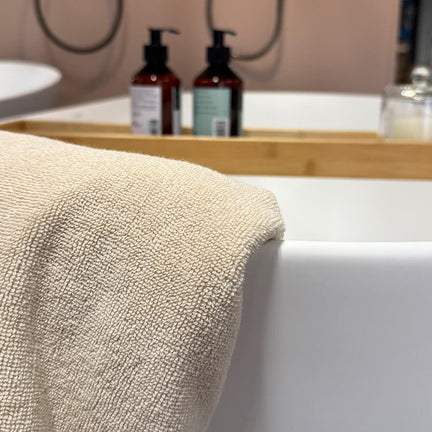 Beige håndklær