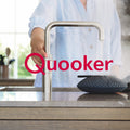 Quooker kjøkkenarmatur med kokende vann, miljøbildet for kategori med logo