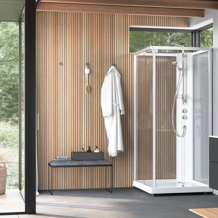 Bilde av Porsgrund Dusjkabinett 80x80 hos Bad.no VVS Nettbuttik