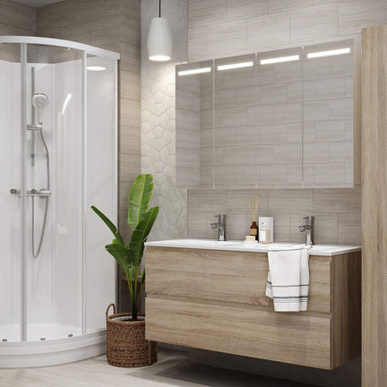 Bilde av Vikingbad Dusjkabinett 80x90 hos Bad.no VVS Nettbuttik