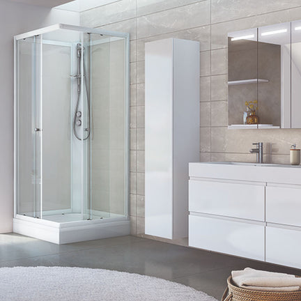 Bilde av Vikingbad Dusjkabinett 90x90 hos Bad.no VVS Nettbuttik