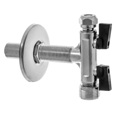 1904 3/8x1/2 Dobbel Tilkoblingskran