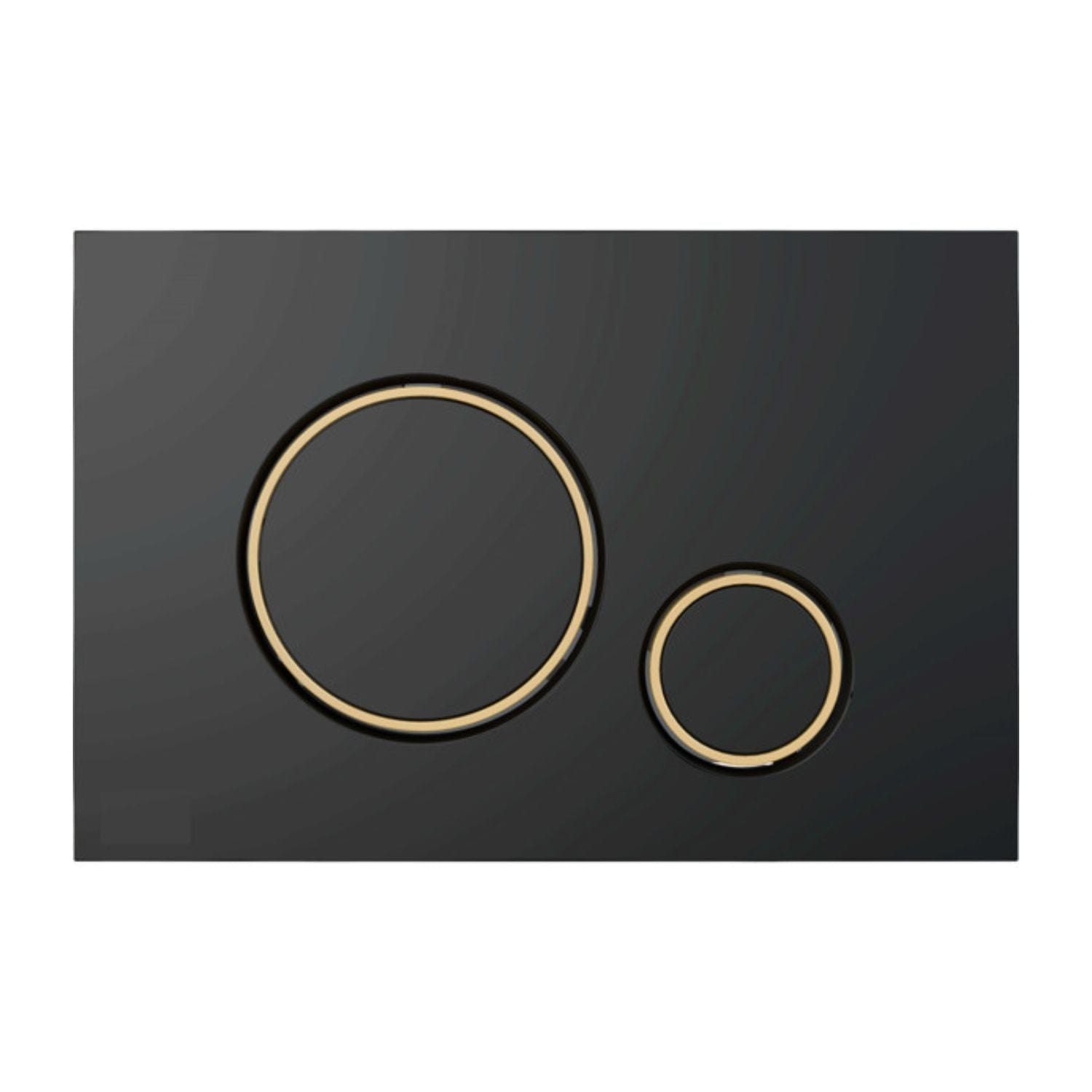 1904 Bari Betjeningsplate Svart matt med gullkant 1904 Betjeningsplate og trykknapper HEI-6192502