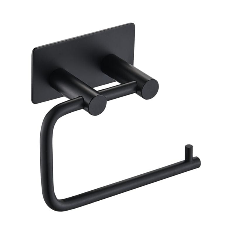 1904 Firkantet Toalettrullholder med Lim Svart matt 1904 Toalettrullholder HEI-1434954