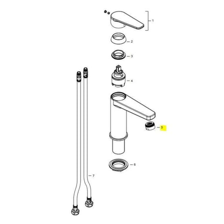 Reservedel: 1904 Perlator Amalie / Ada Servantbatteri