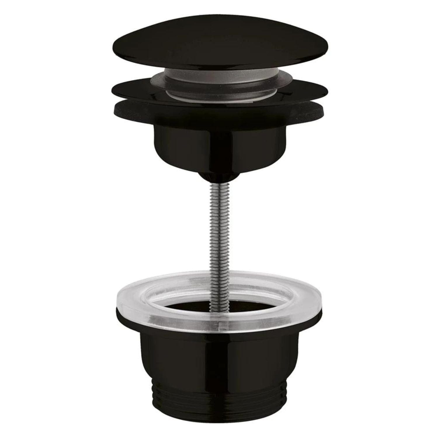 1904 Pia Pop-up Børstet svart matt 1904 Bunnventil GRO-3411075