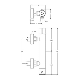 1904 Siri Dusjbatteri