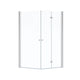 1904 Sjoa Dusjdør + Foldedør Dusjhjørne Krom / 70x70cm / Klart glass 1904 Dusjhjørne BUN-SJDF7070KR