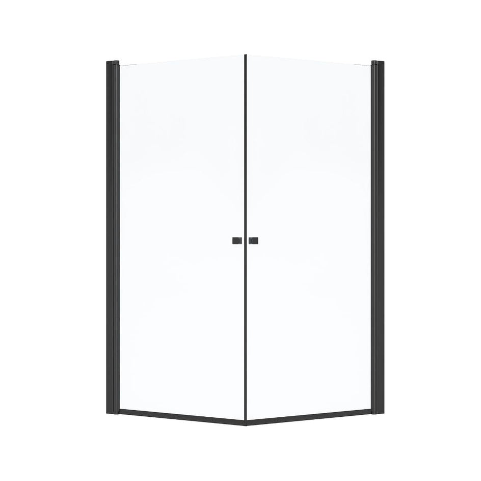 1904 Sjoa Dusjhjørne Svart matt / 70x70cm / Klart glass 1904 Dusjhjørne BUN-SJDD7070SV