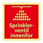 1904 Skilt Sprinklerventil Innenfor