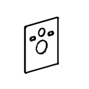 1904 lyddempende skumbeskyttelse til vegghengt toalett