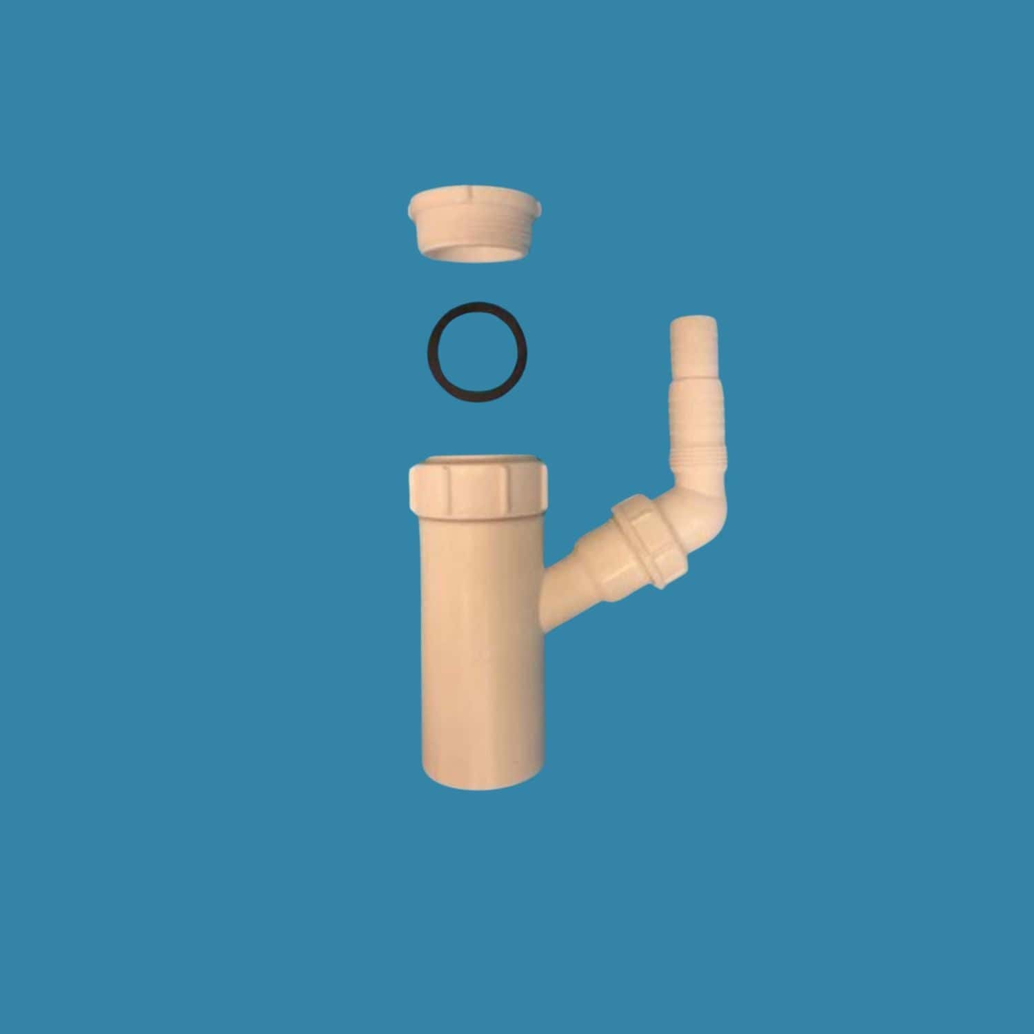 1904 Toppstykke med avgrening/sl.stuss 1 1/4"x50mm 1904 Vannlås GRO-4520287