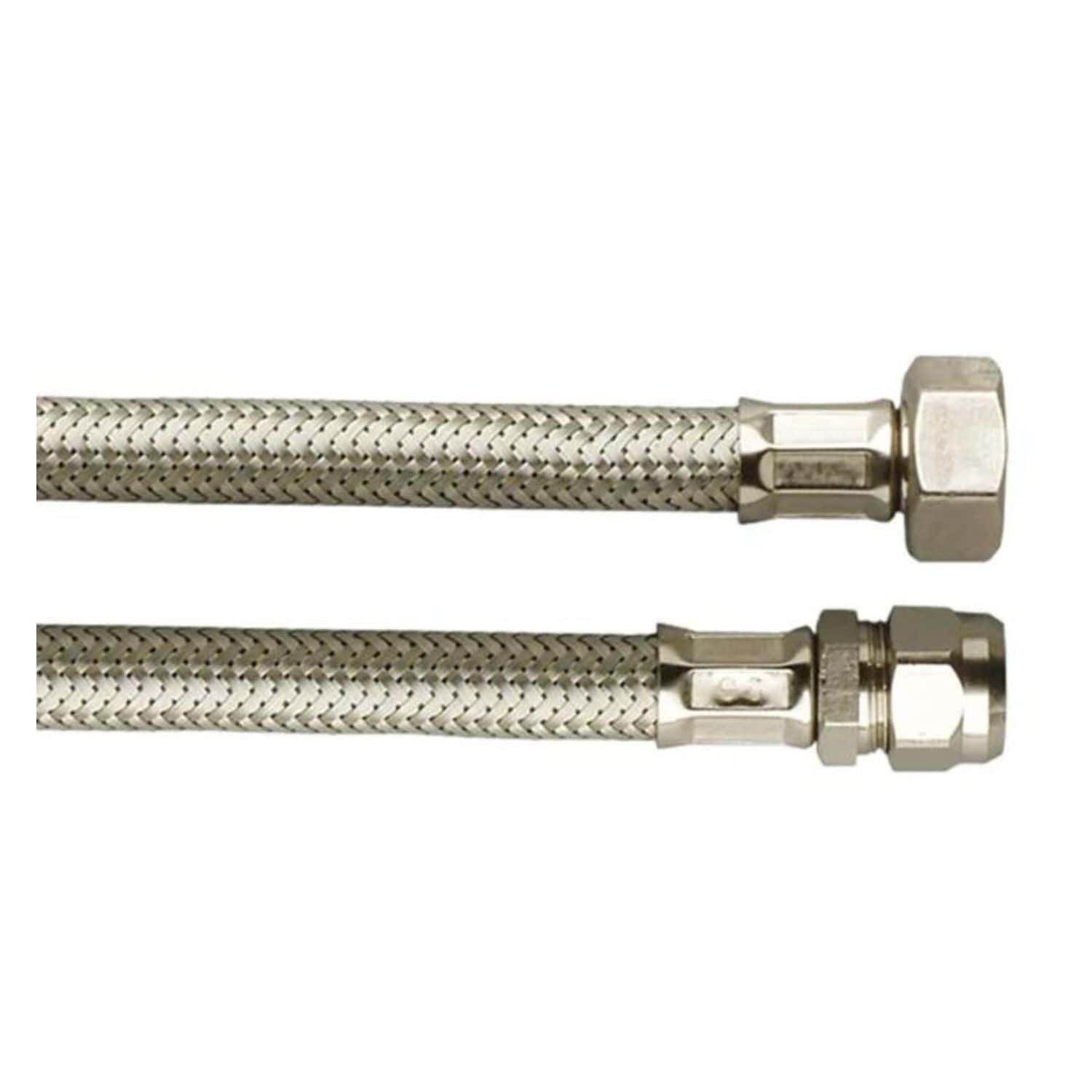 1904 Trykkslange TP-SPX/Silikon M10 3/8"RxM10 / 30cm 1904 Dusjtilbehør GRO-9301767