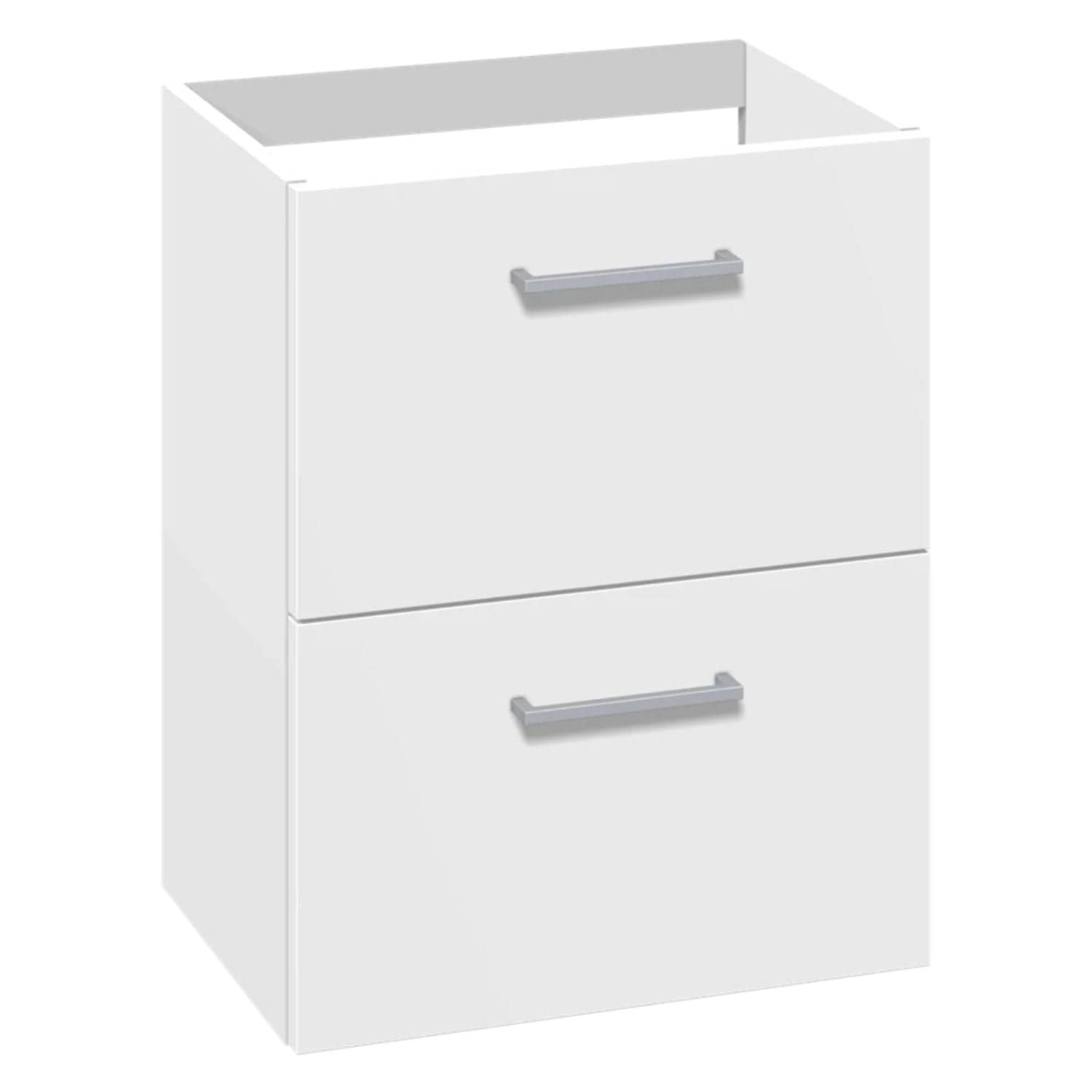 1904 Voss Slim Servantskap med 2 skuffer Hvit matt / 50cm 1904 Servantskap GRO-7041017