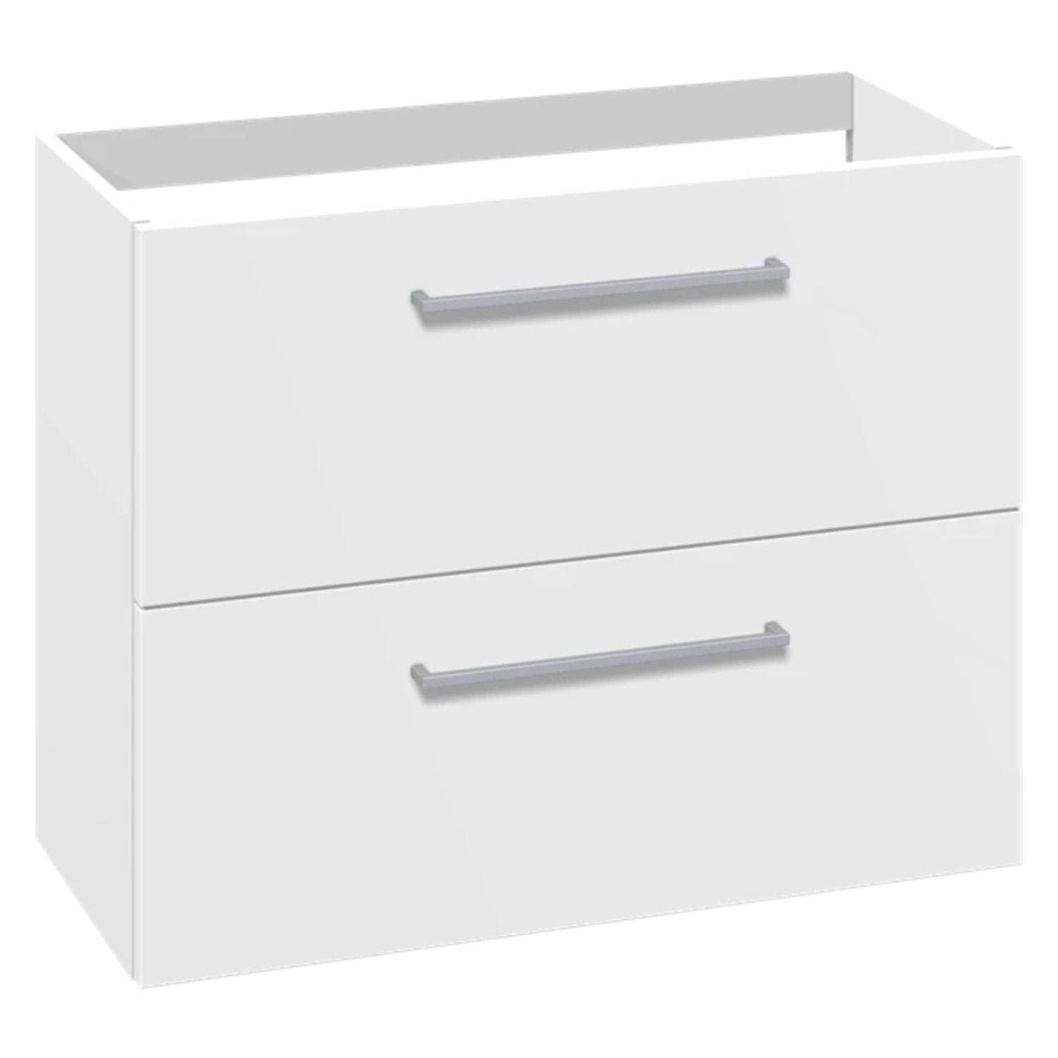 1904 Voss Slim Servantskap med 2 skuffer Hvit matt / 80cm 1904 Servantskap GRO-7041019