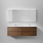 INR STAGE Plus Speilskap med Lysregulering B40-140xH72xD14cm