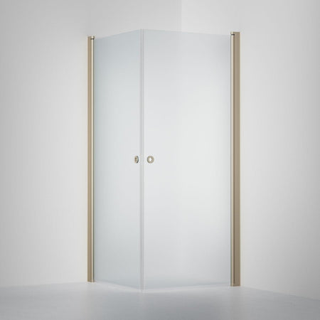 INR Dusjhjørne LINC ANGEL Frostet / Stripe Glass