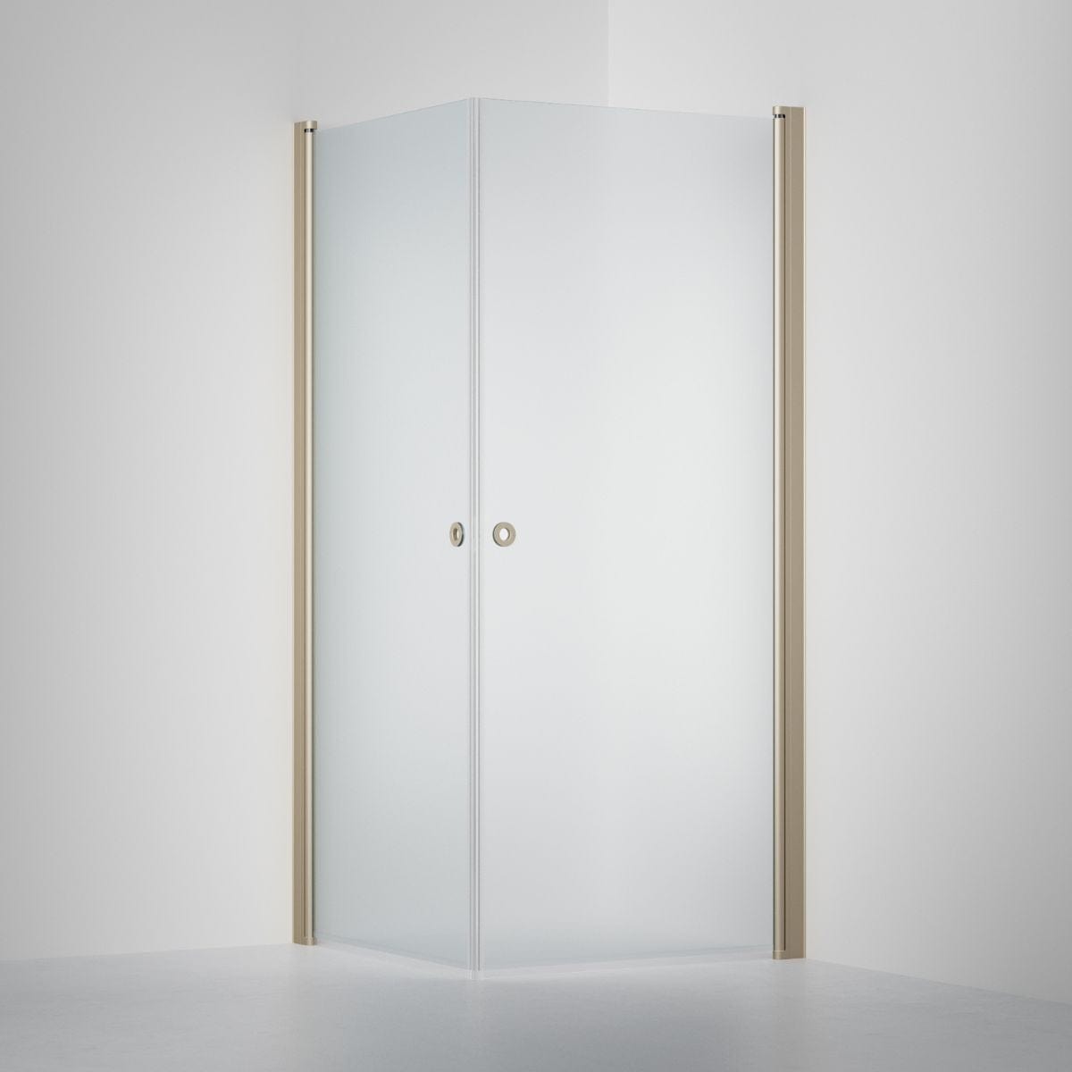 INR Dusjhjørne LINC ANGEL Frostet / Stripe Glass