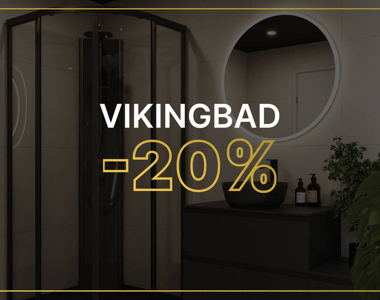 VikingBad -20% Black Friday kampanje på Bad.no - se hele utvalget her