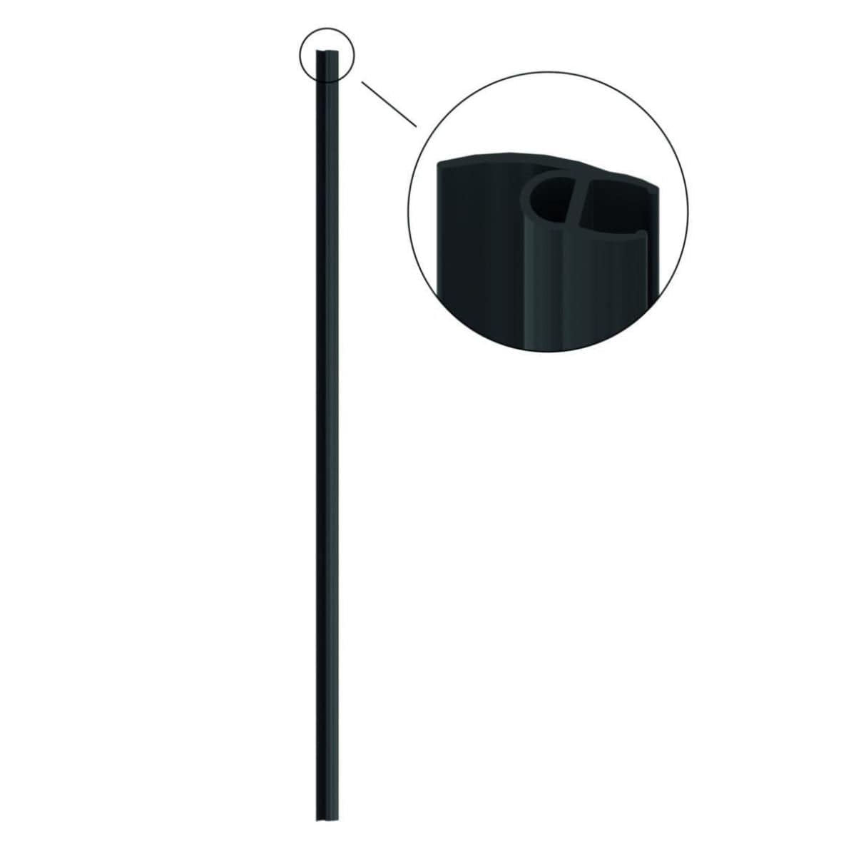 A-collection List mellom glassfelt Imber I foldedør Svart A-collection Dusjtilbehør AHL-6315585