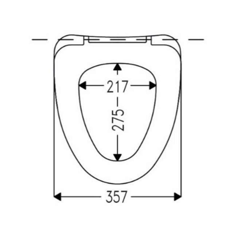 A-collection Nordics Toalettsete SC/QR Hvit A-collection Toalettsete AHL-6191611