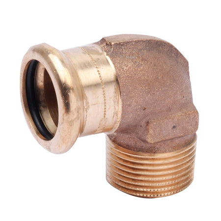 Altech CU Albue med utvendig gjenge Pressfitting