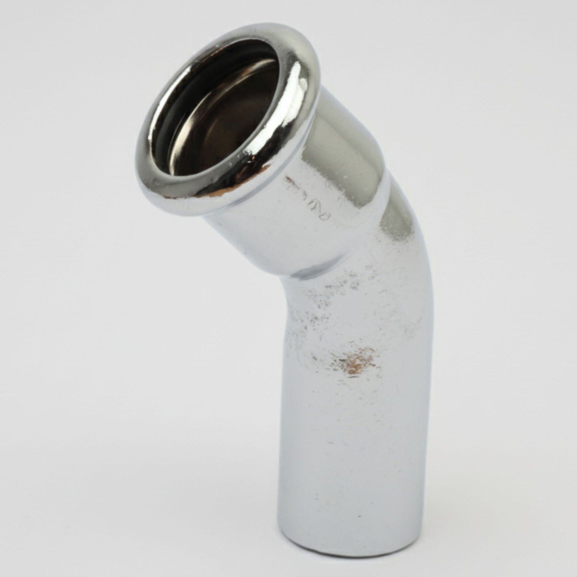 Altech Bend forkrommet 12-15mmx45°/90° med 1 muffe 15mm / 45° Altech Bend pressfitting DAL-5056442