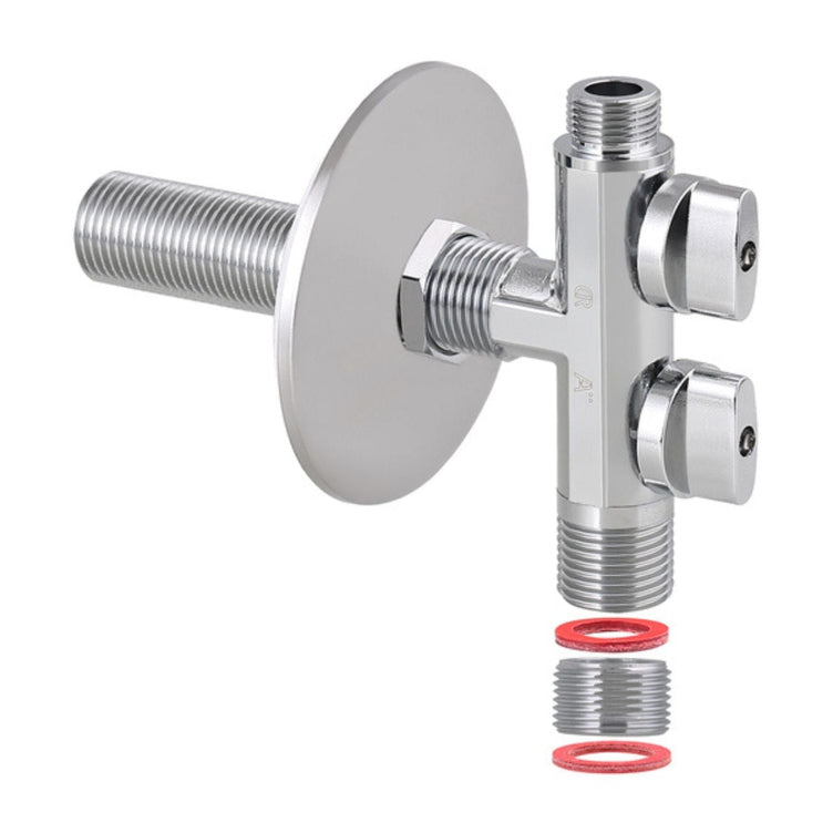 Altech Dobbel Vinkelkran Vaskemaskin 3/8"x1/2"