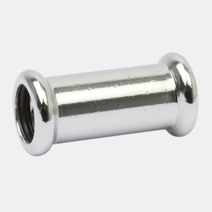 Altech CU Muffe Pressfitting lang - forkrommet