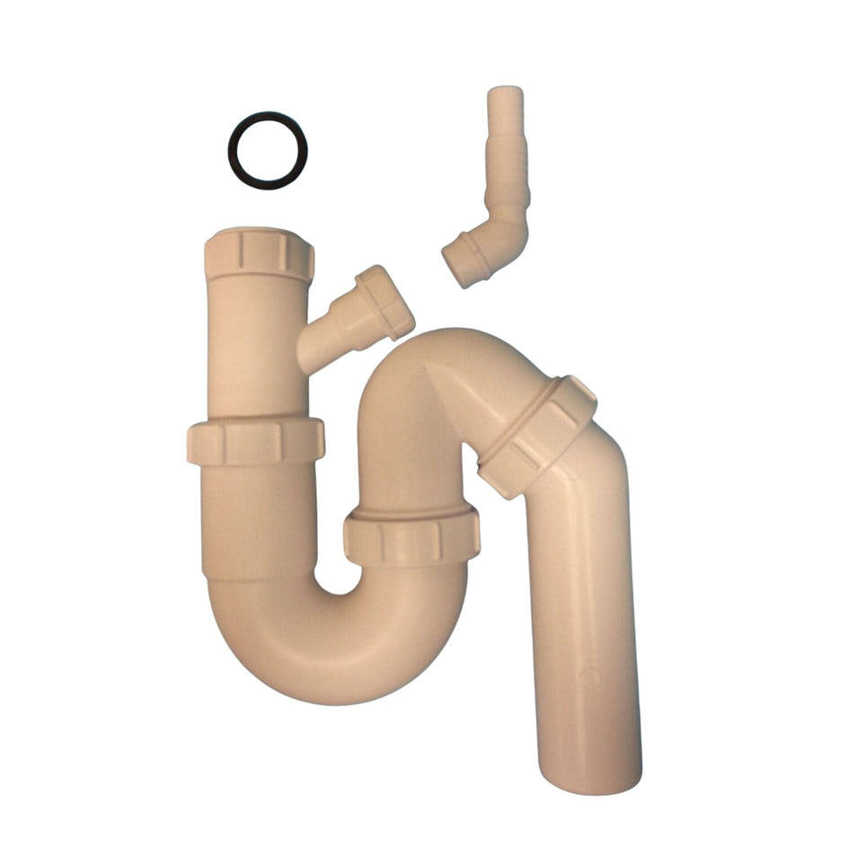 Altech vannlås 1 1/2"X50mm for enkel kum Hvit Altech Vannlås DAL-4520335