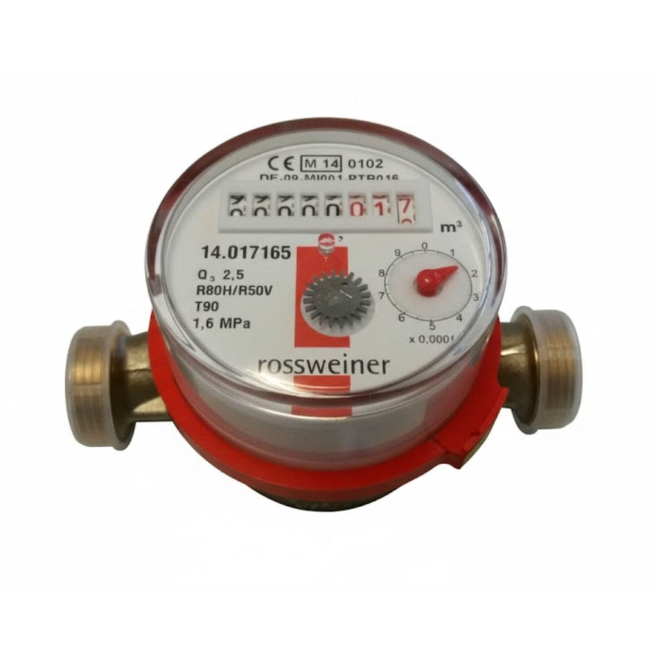 Altech Vannmåler 2,5 m3 1/2" for varmtvann Altech Tilbehør ventiler DAL-4020222