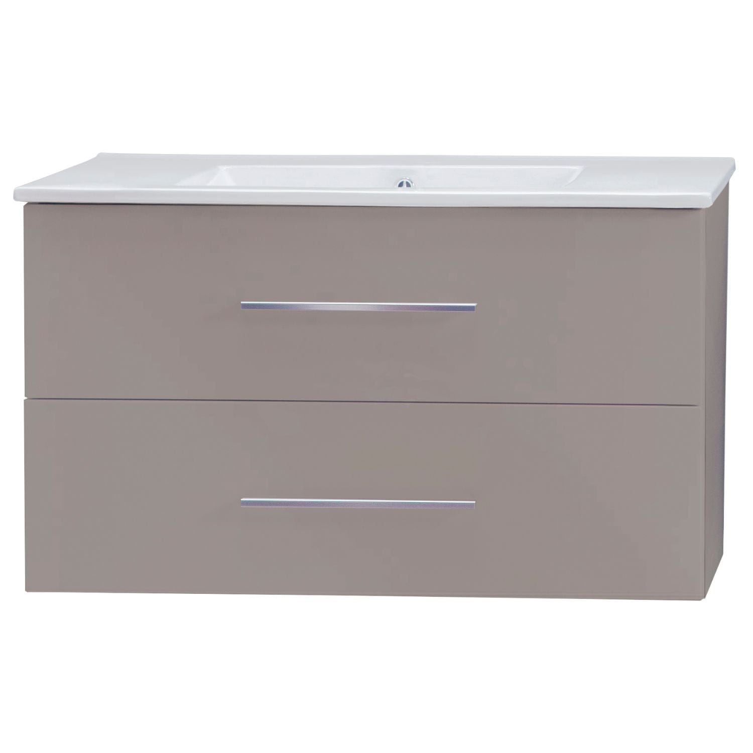 Alterna Malin Underskap m/2skuffer B60-120xD45xH55cm Sand matt / 80cm Alterna Servantskap GRO-7011676