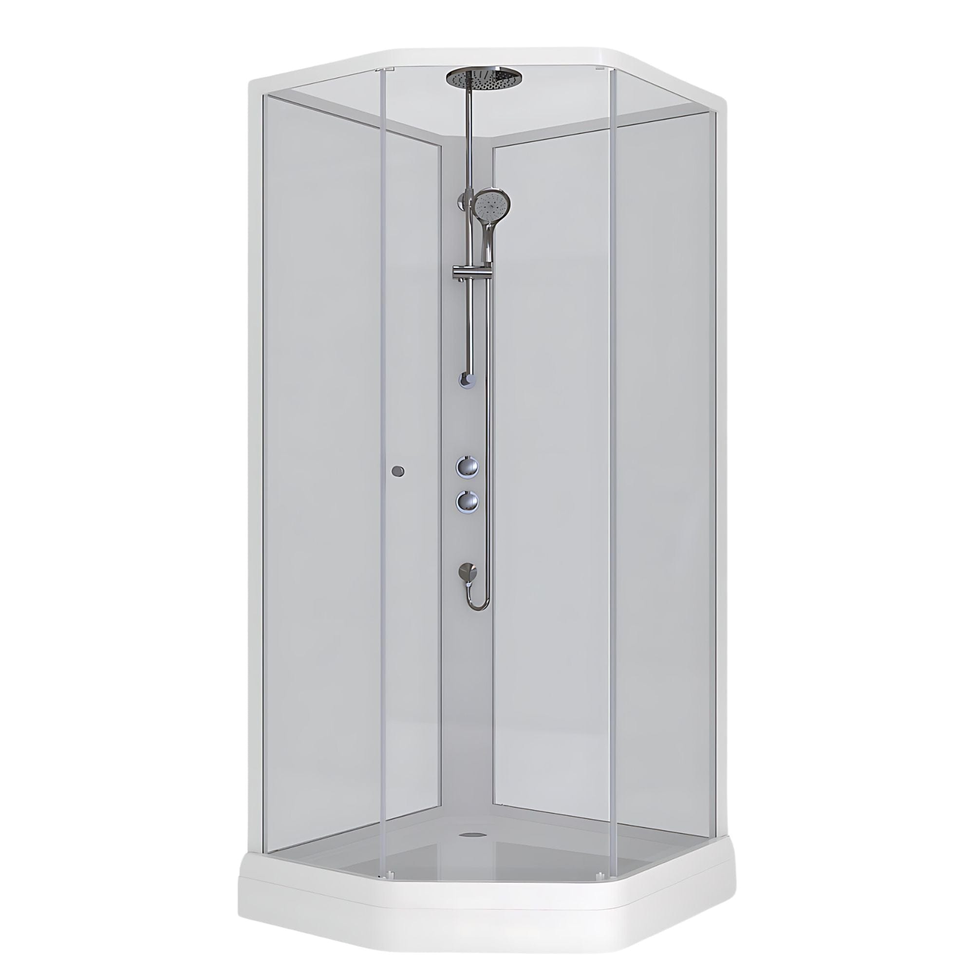 Alterna Pluvia Dusjkabinett Hvit / 90x90cm Alterna Dusjkabinett BUN-BD6310814